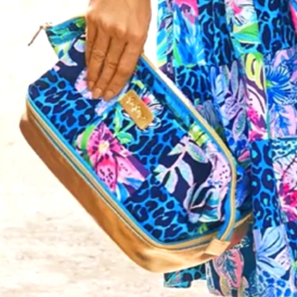 Lilly Pulitzer Purse - Pop Up Party Cosmetic Bag RARE NWOT